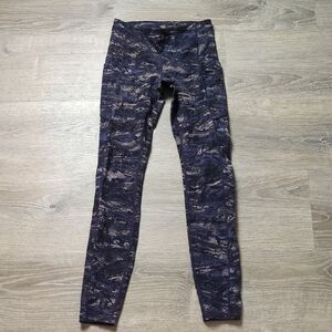 Lululemon Speed Up Tight Full-On Luxtreme Rip Wave Purple Thunder Black Sz 2